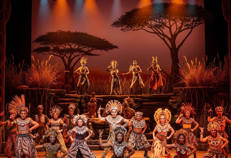 Imagen IA musical del Rey León